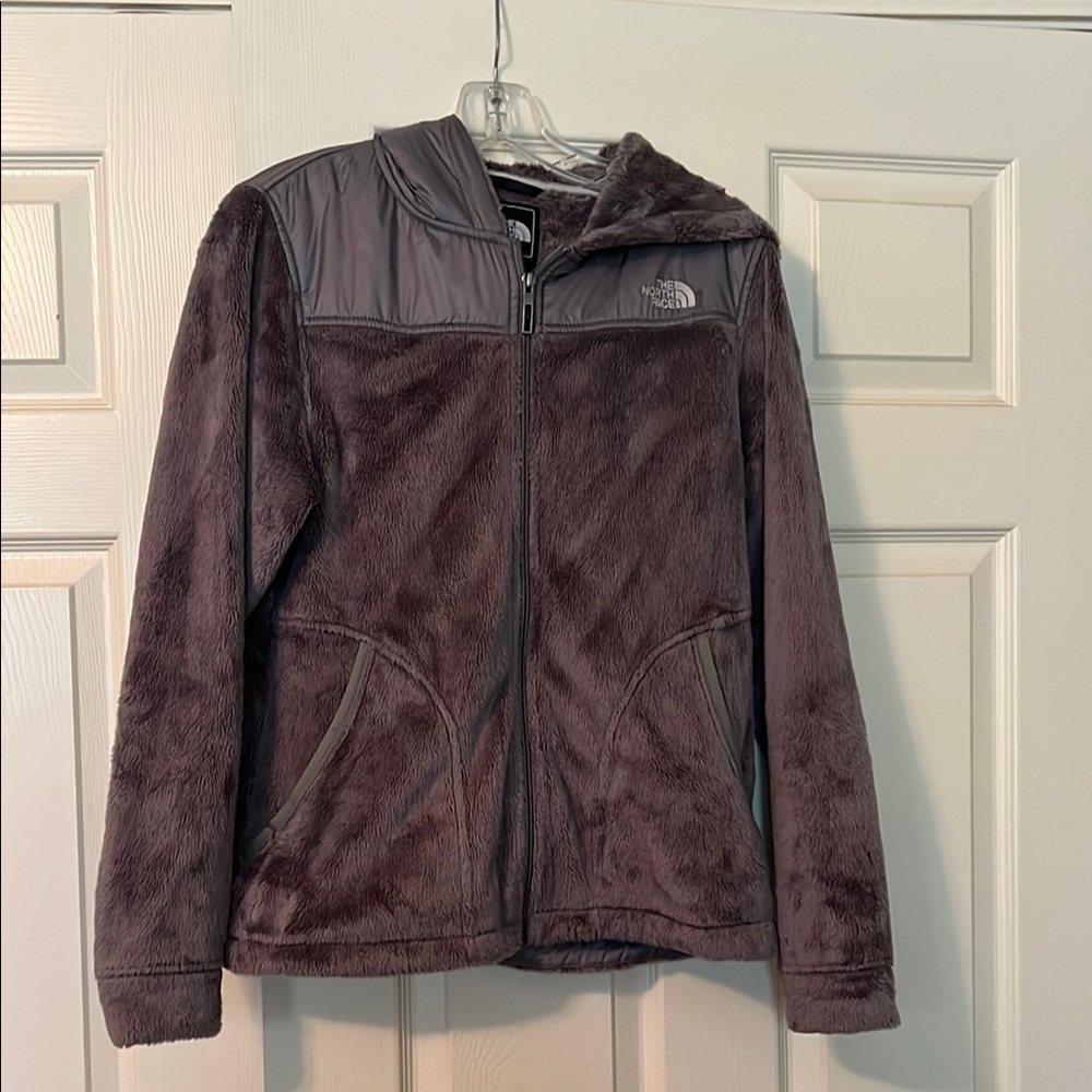 The North Face Plush Fleece Jacket in Gray